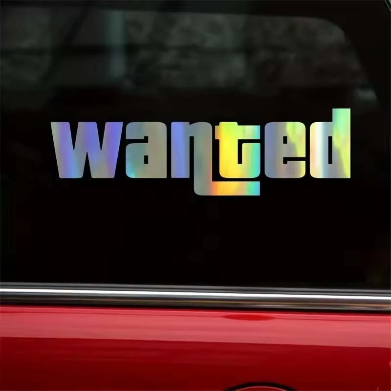 แฟชั่น Windshield Wanted Window Window สติ๊กเกอร์