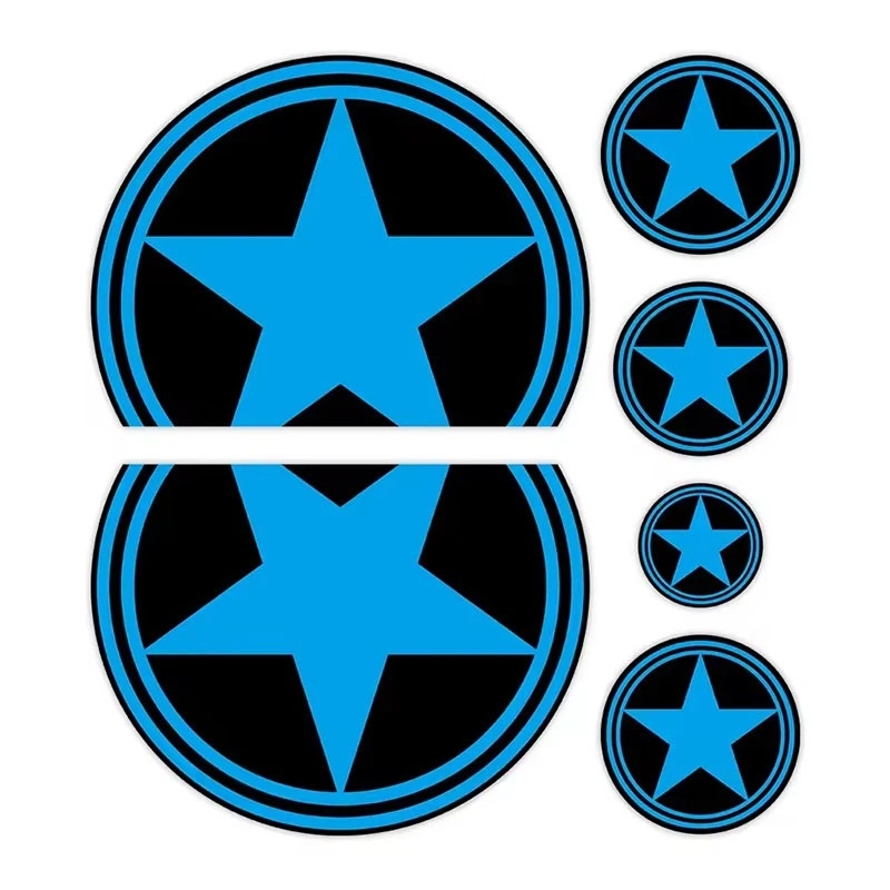 Car Body Decoration Five-pointed Star Sticker