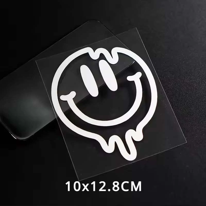 1PC Creative Smiling Face Motorcycle สติ๊กเกอร์