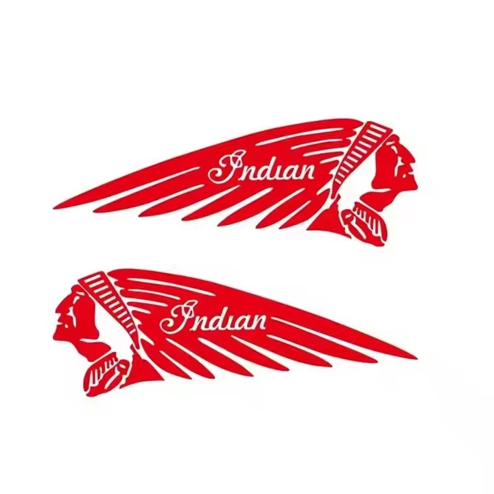 Indian Chieftain Portrait Logo Motorcycle Sticker