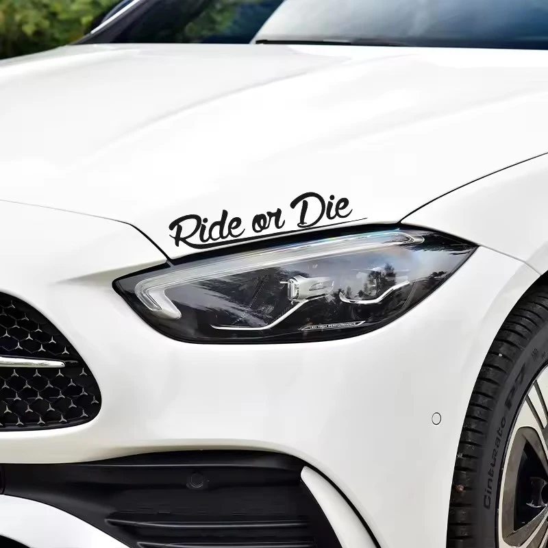 สติ๊กเกอร์ติดตัวถังรถยนต์ Ride Or Die