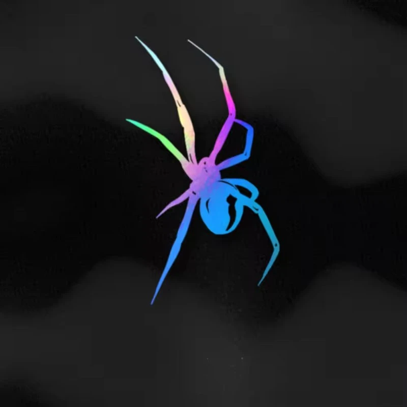 Colored Spider Motorcycle Stickers