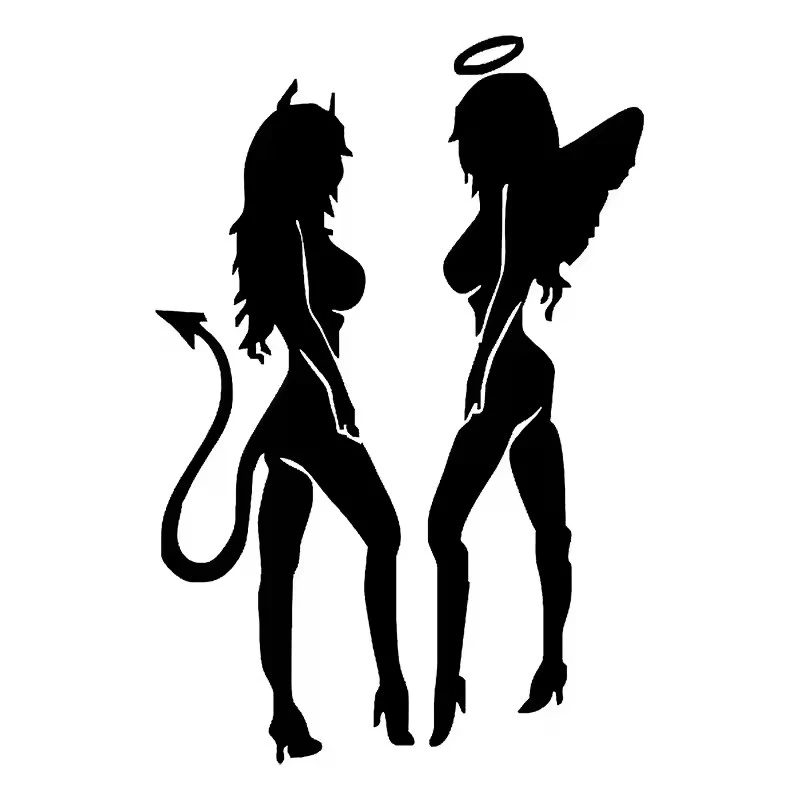 Sexiness Angels Demons Beauties Sticker
