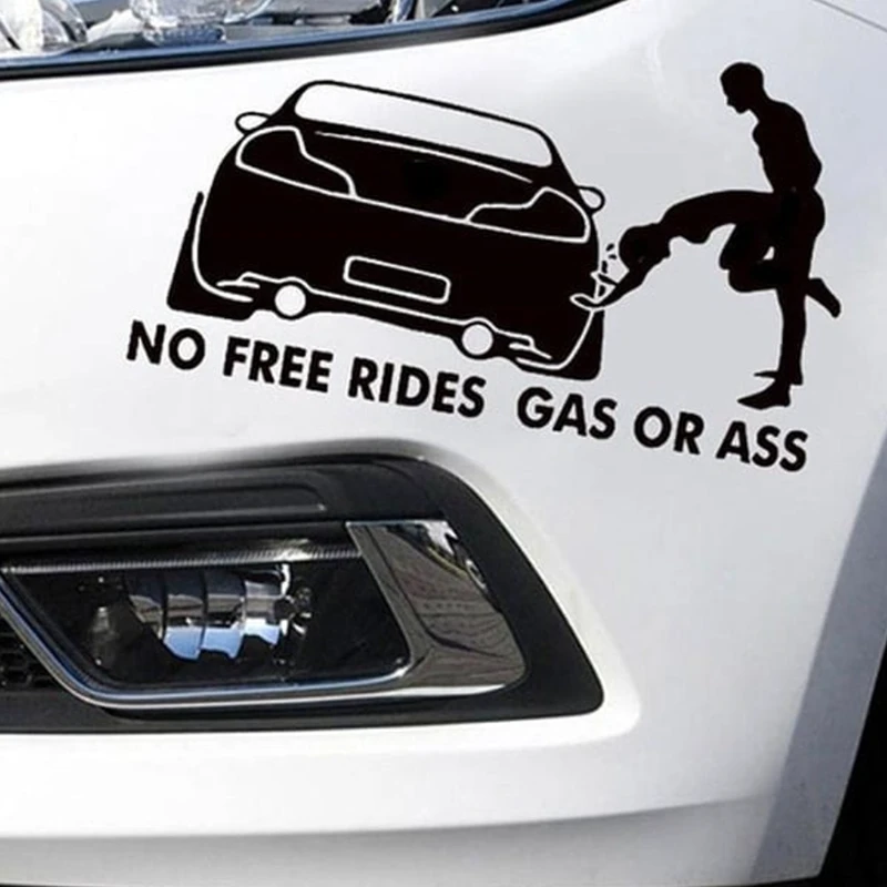 Car Body Decal Gas Or Ass Antisocial Sticker