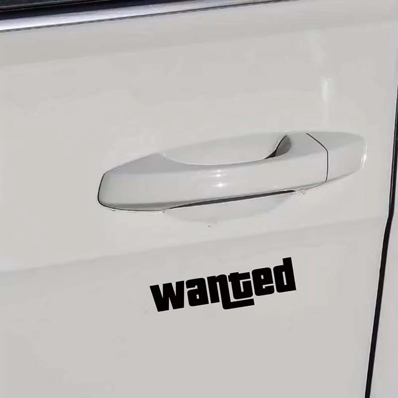 Windshield Wanted Car Window Sticker