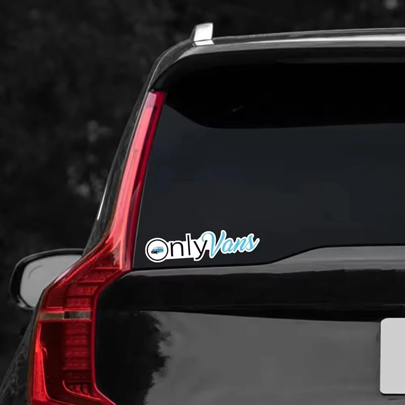Onlyvans สติกเกอร์รถตลกสำหรับรถตู้