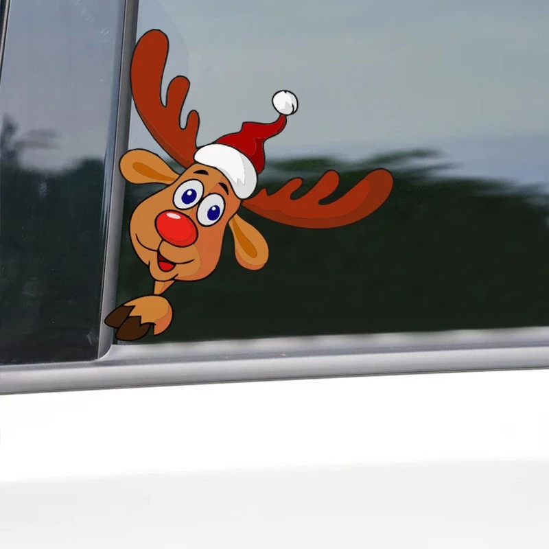 Christmas Day Santa Car Decor Sticker
