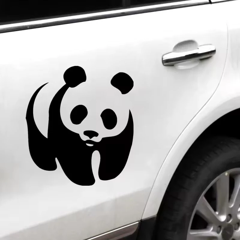Panda Sticker Car Body
