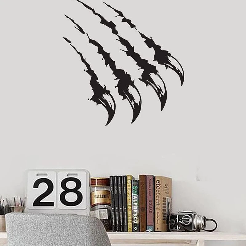 Bear Claw Car Window Sticker Waterproof