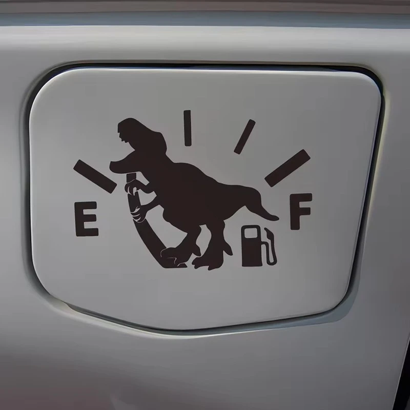 Brontosaurus Gas Meter Funny Sticker