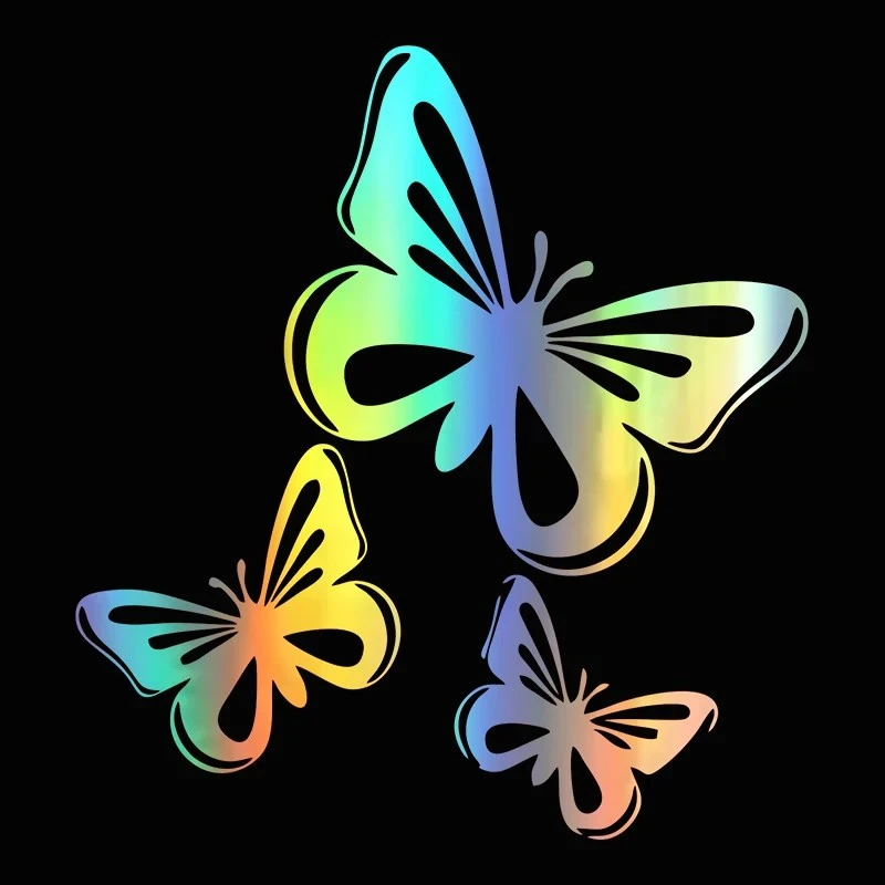 สติกเกอร์ Vinly Butterfly สำหรับอุปกรณ์เสริมรถยนต์อัตโนมัติ