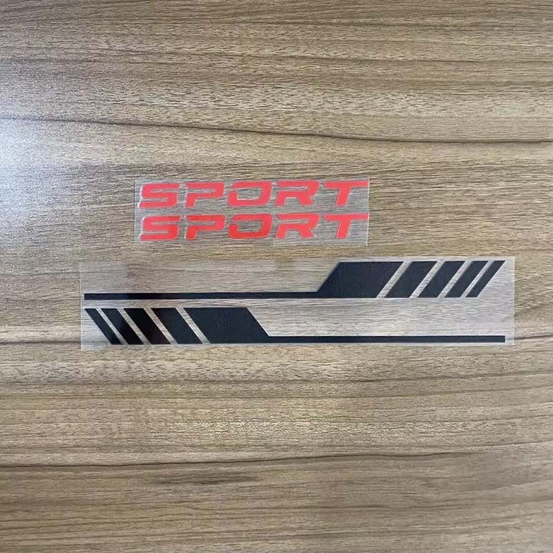 Et11374# Stylish Sport Diagonal Stripe Stickers