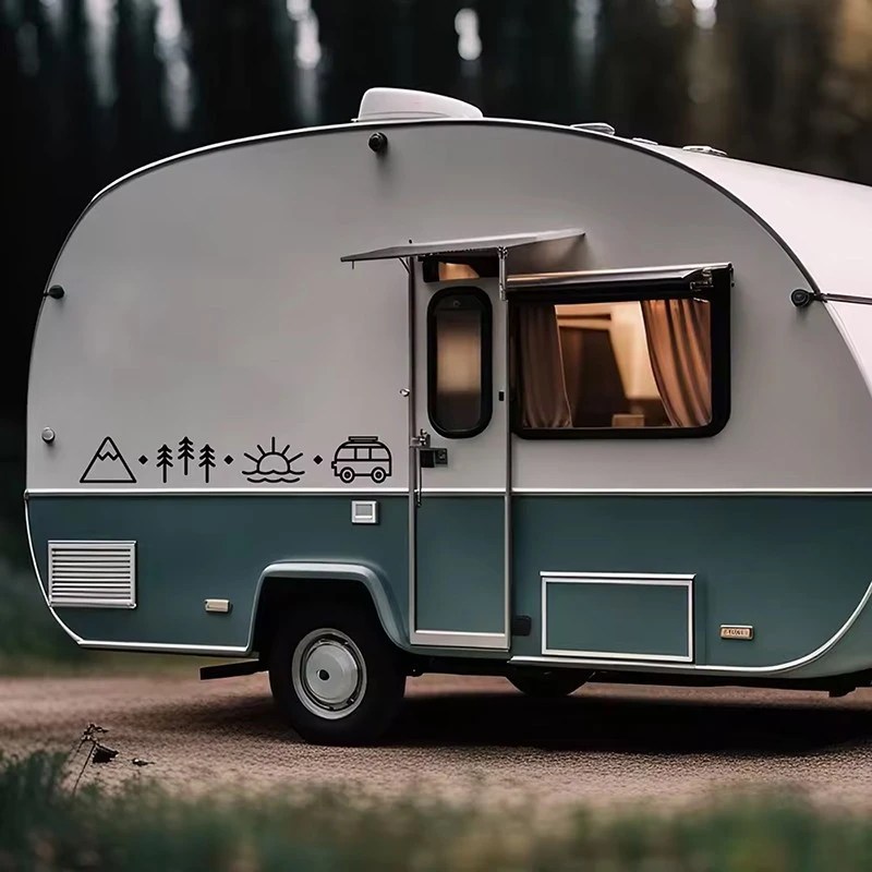 Camper Van Caravan Car Stickers