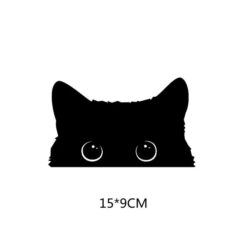 Car Stickers Waterproof Anime Cartoon Black Cat high quality