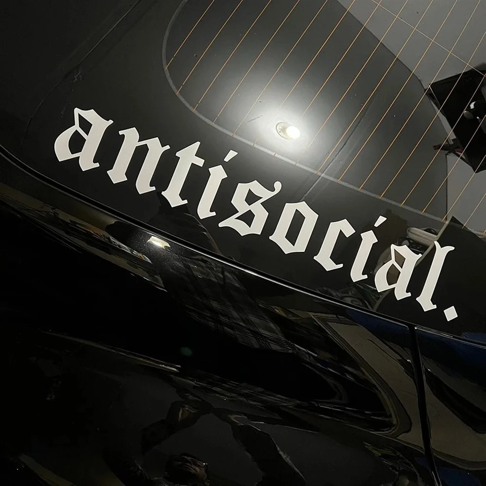 การจัดแต่งทรงผม DECALS DECALS BANNER WINDSHIELD