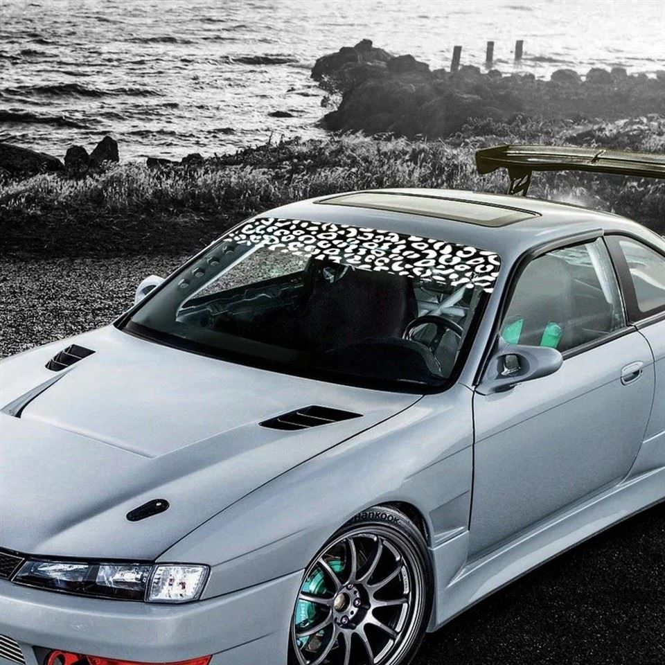 Car Windshield Stickers Animal Leopard Print Decals factory