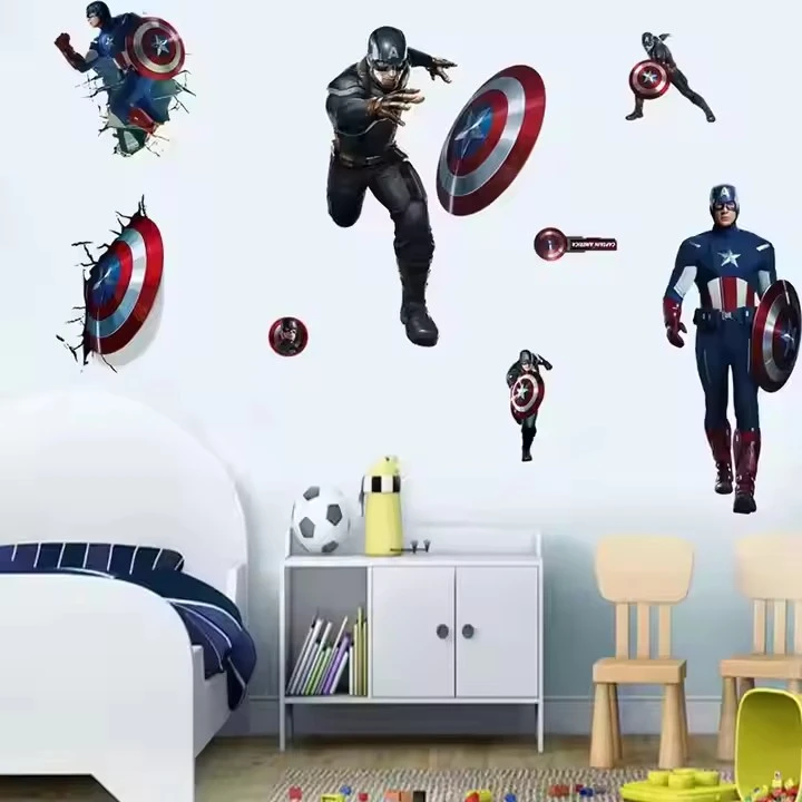 Heroes Wall Stickers For Kids Room