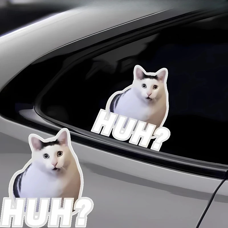 chuh cat motorbike สติกเกอร์ funny meme สำหรับรถ