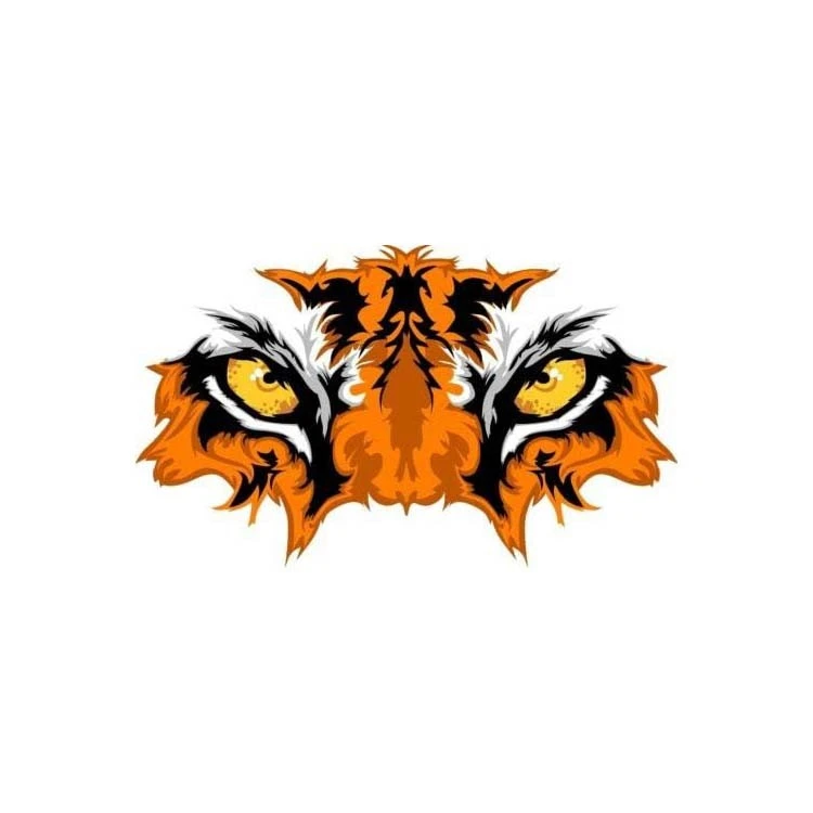 Cool Tiger Face Sticker