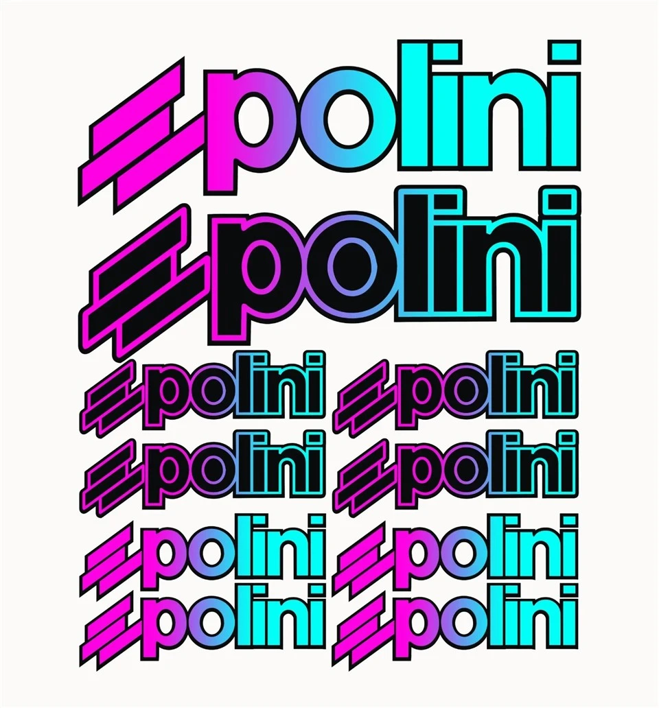 สติกเกอร์รถยนต์สร้างสรรค์สำหรับมอเตอร์ไซค์ Polini