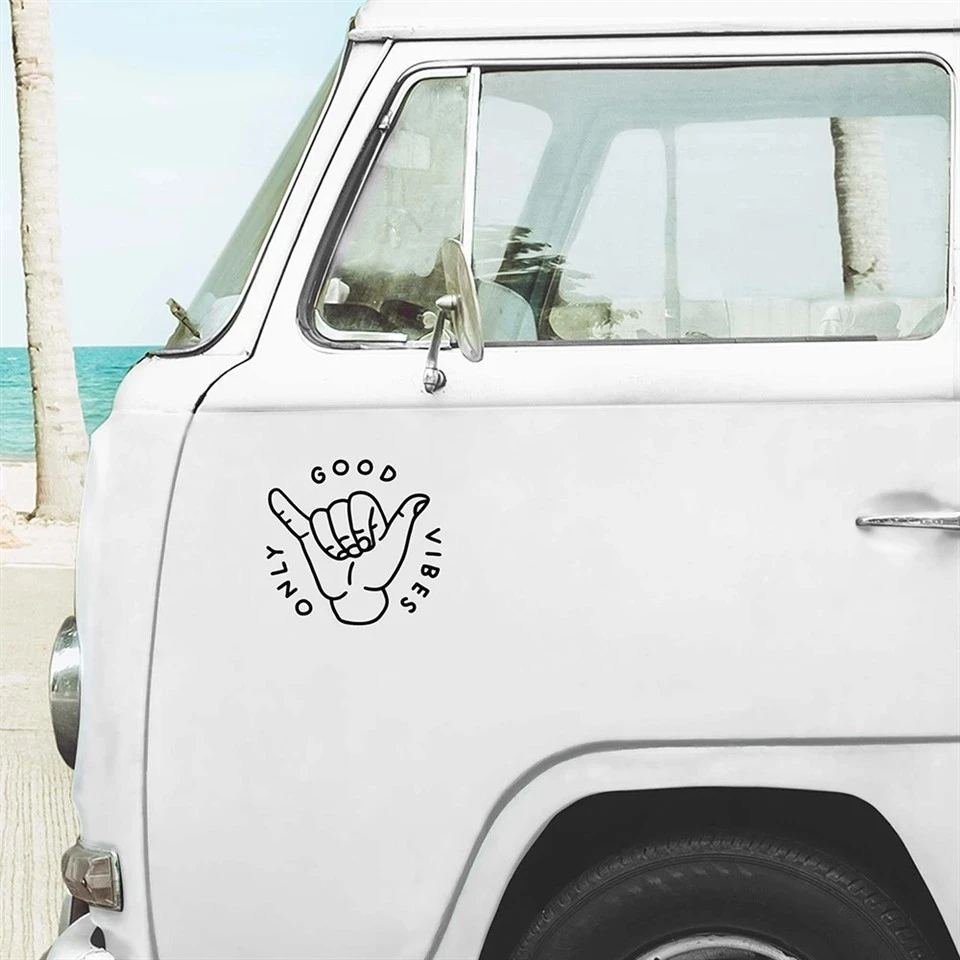 Cute Only Good Vibes Camper Car Stickers best