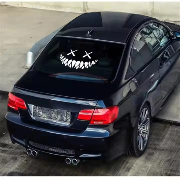 Demon Zombie Ghost Face Car Window Sticker