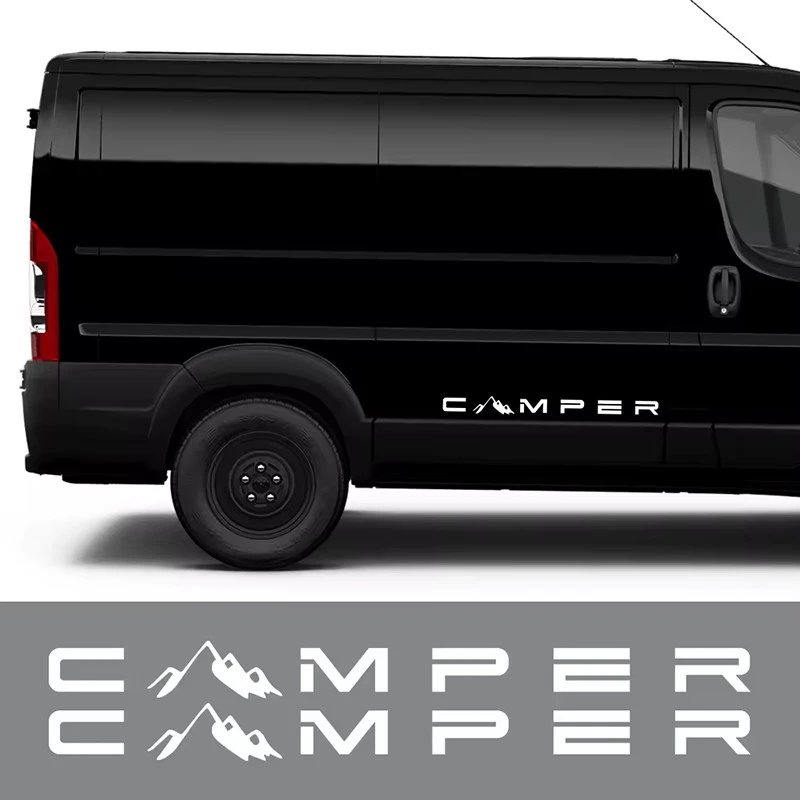 สติ๊กเกอร์ติดรถ Camper Mountain