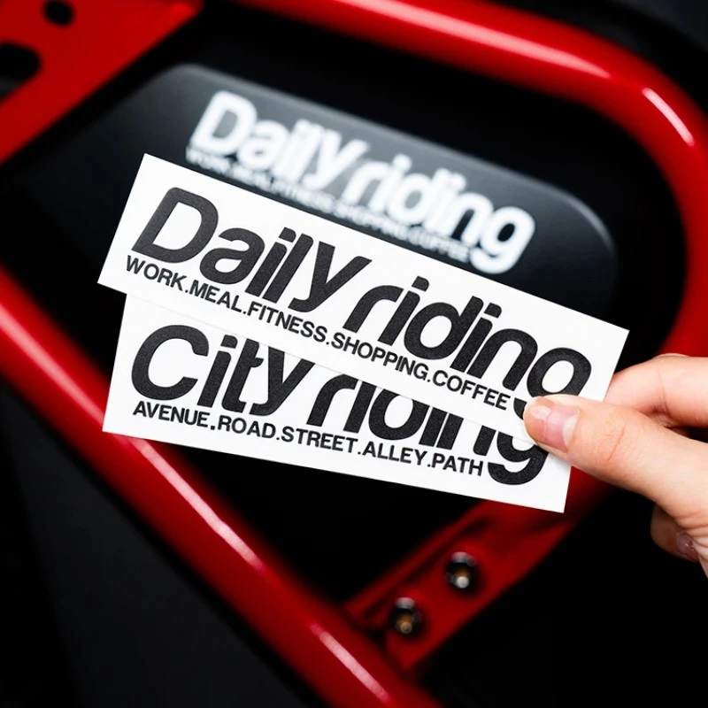Daily City Riding Bike Frame Sticker factory