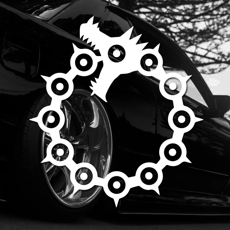 DECALS โซ่มังกรสำหรับรถบรรทุกรถยนต์