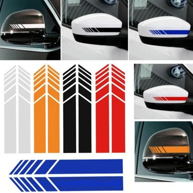 Car PVC Stickers Logo Decal Rearview Mirror Sticker Car Bumper Body Stickers Custom Color Different Size Transfer Sticker