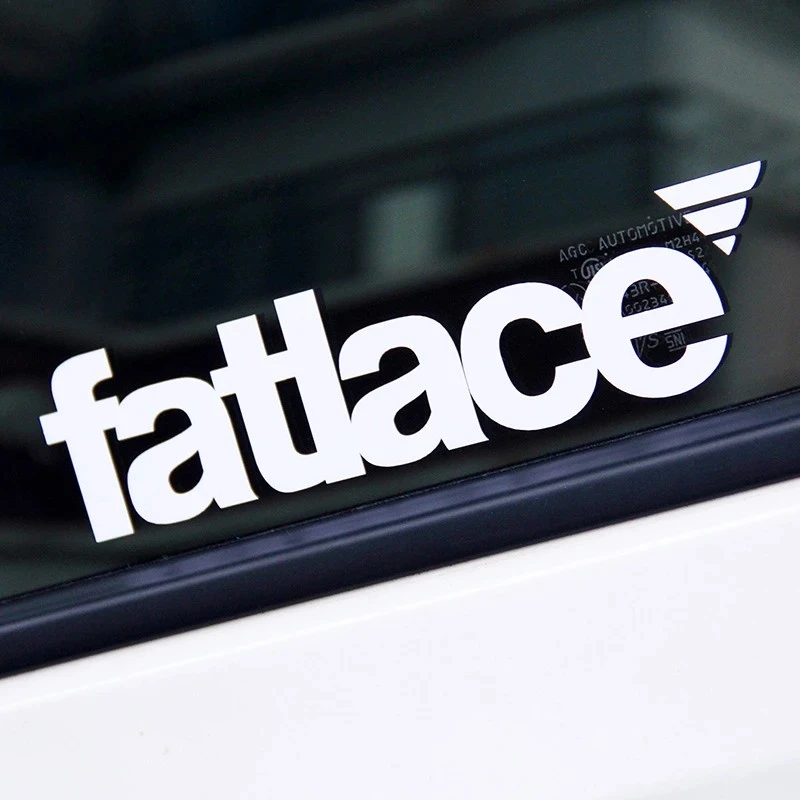 English Letter Fatlace Car Stickers For Auto Body suppliers