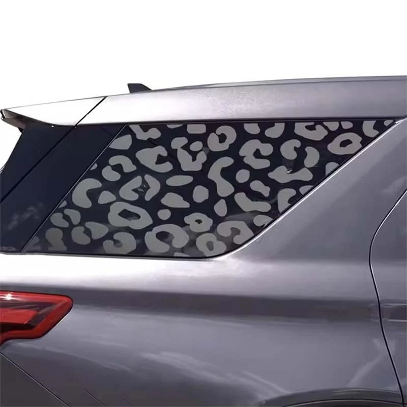 ET11400# Leopard Cheetah Rear Side Quarter Window Decals