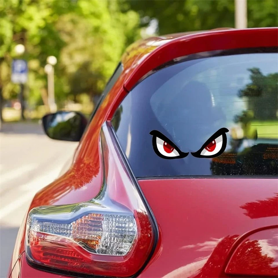 Red Eye Rear View Mirror Car Reflective Sticker price
