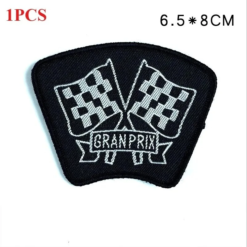 F1 Racing Checkered Flag Cloth Sticker suppliers