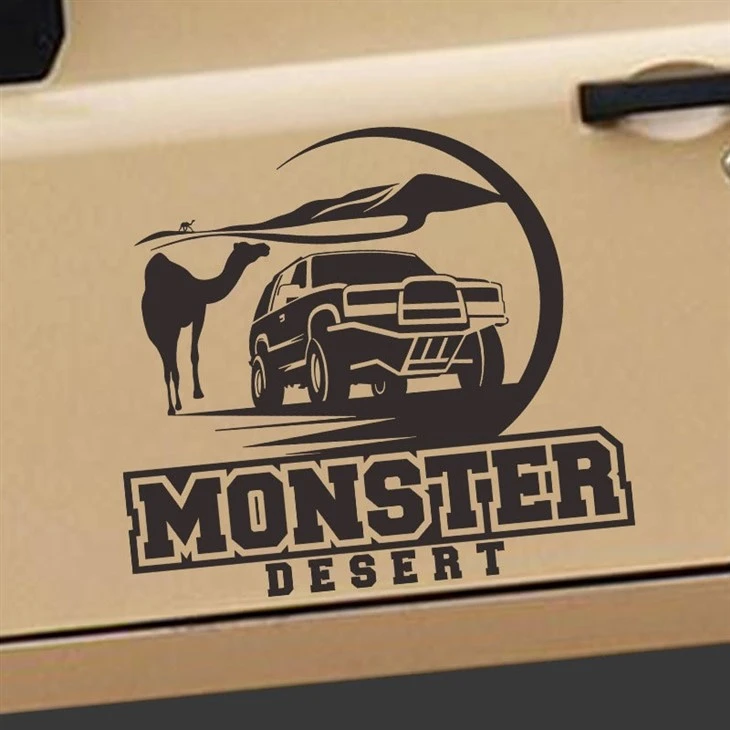 สติ๊กเกอร์ติดรถ Desert Sahara Style