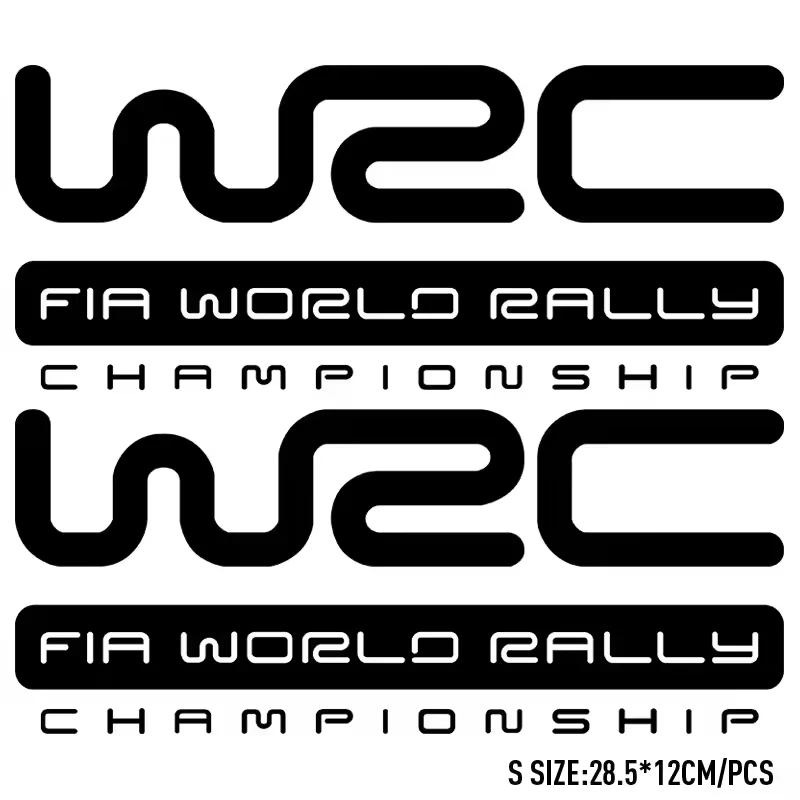 FIA WORLD RALLY DECAL STICKER