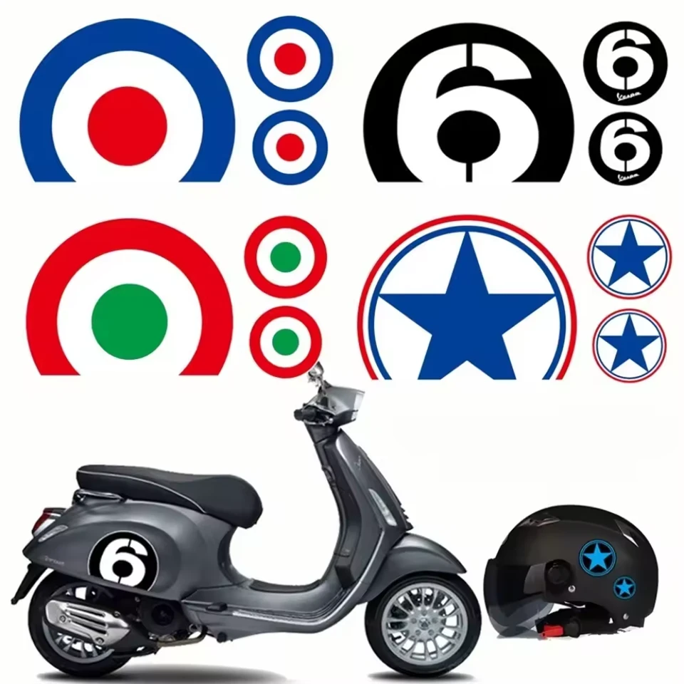 สติ๊กเกอร์ สำหรับ PIAGGIO Vespa Motor