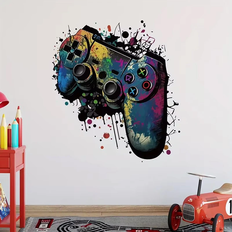 สติ๊กเกอร์ติดผนังเกมกล
