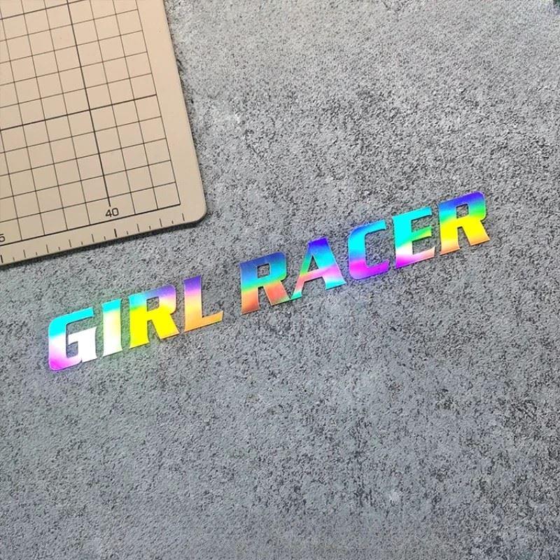 GIRL RACER Motorcycle Stickers For Car Window
