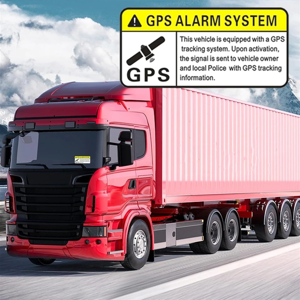 GPS Car Warning Stickers