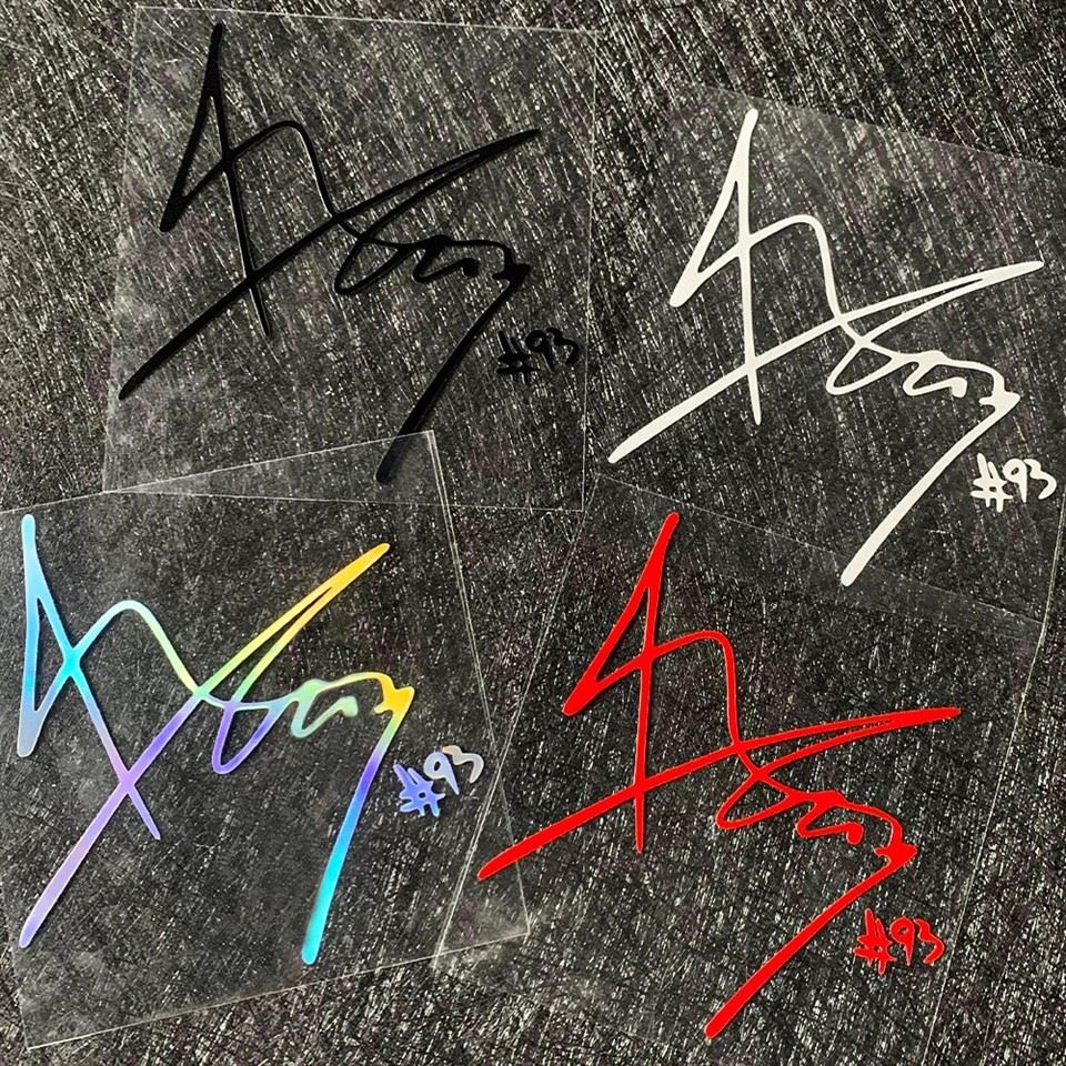 MOTO GP Racer #93 Signature Stickers price