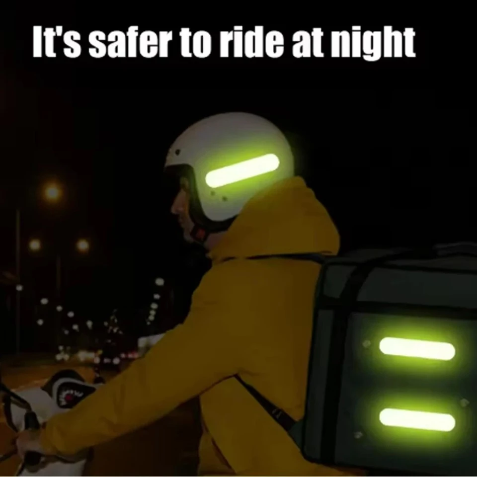 Motorcycl Helmet Safety Warning Reflective Stickers factory