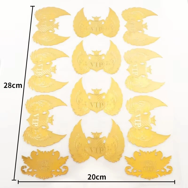 Motorcycle Emblems Nickel Sticker