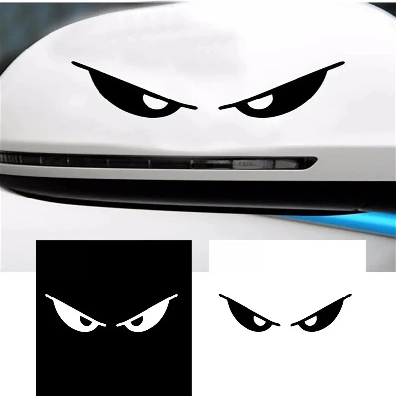 Motorcycle Helmet Evil Eyes Shape Body Sticker best