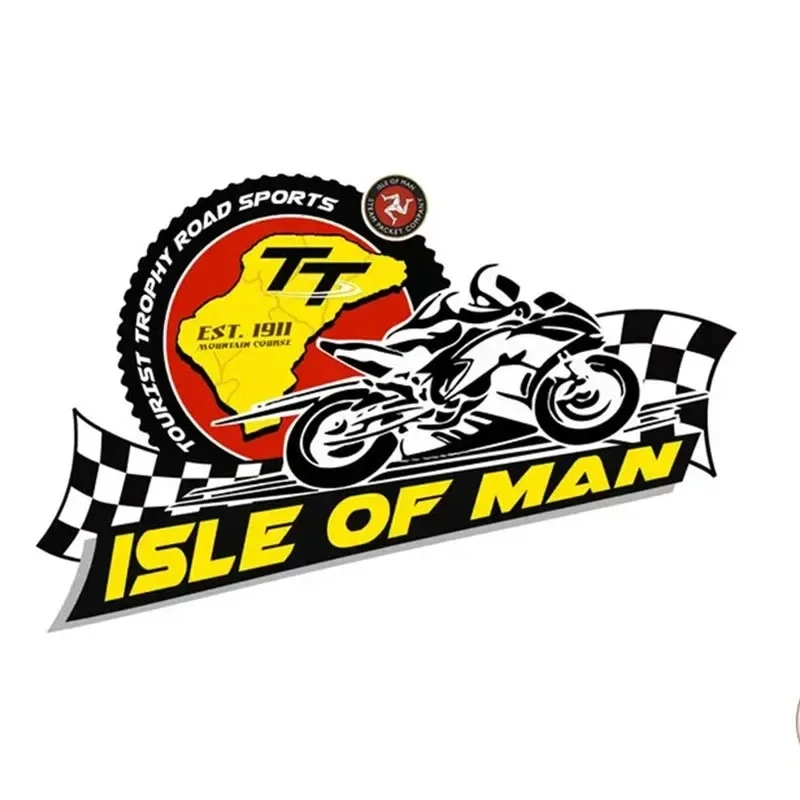 Motorcycle I-Isles Of Man TT Moto Sticker high quality
