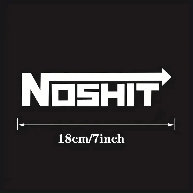 NOSHIT Nos Style Decal Funny For Car suppliers