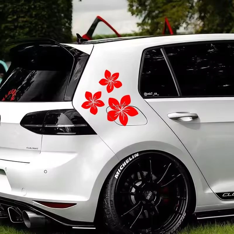 Pretty Flower Graphics Car Stickers