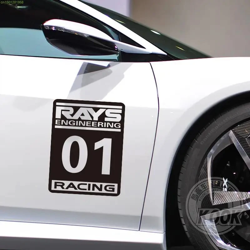 Rays No.1 การแข่งรถสติ๊กเกอร์สติ๊กเกอร์สำหรับประตู