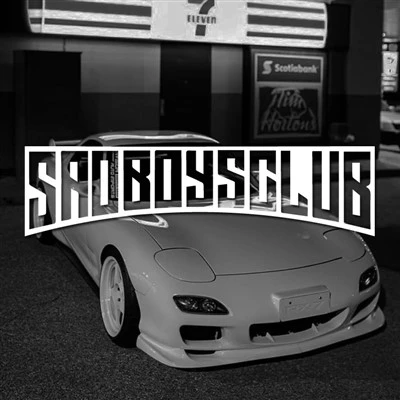 "Sad Boys Club" รูปลอกสไตล์ JDM