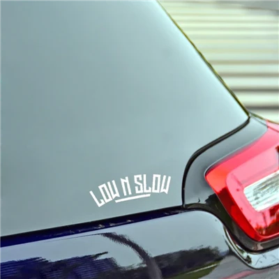 สติกเกอร์ติดหน้าต่างรถ Low Slow N' Loud